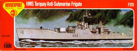 Тестовый образец лепестка Novoexport HMS Torquay Anti-Submarine Frigate (реконструкция)